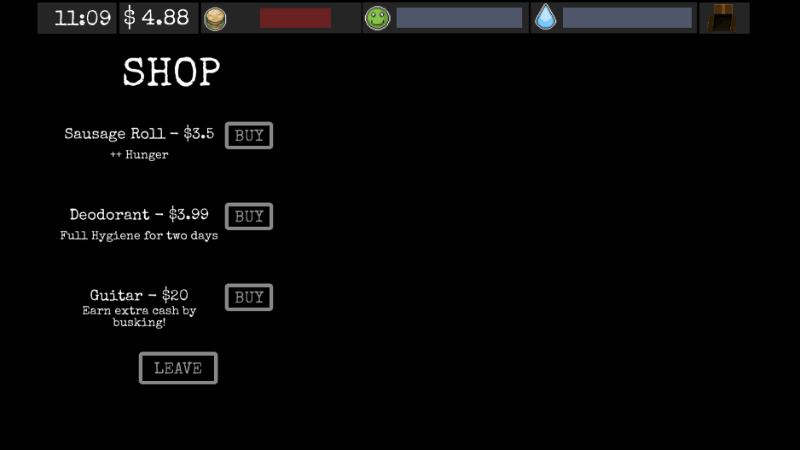 Change - A Homeless Survival Game