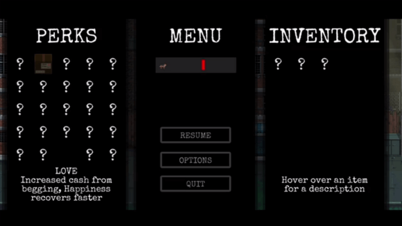 Change - A Homeless Survival Game