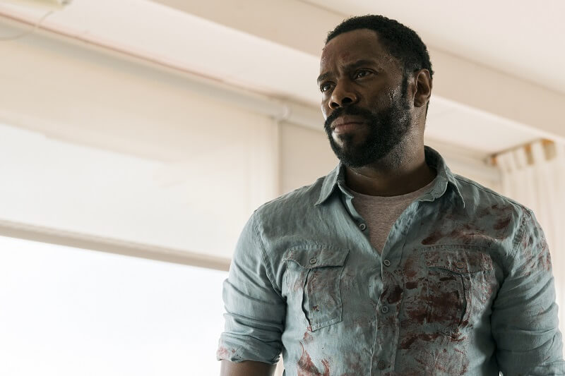 Colman Domingo as Victor Strand in a bloody shirt - Fear the Walking Dead
