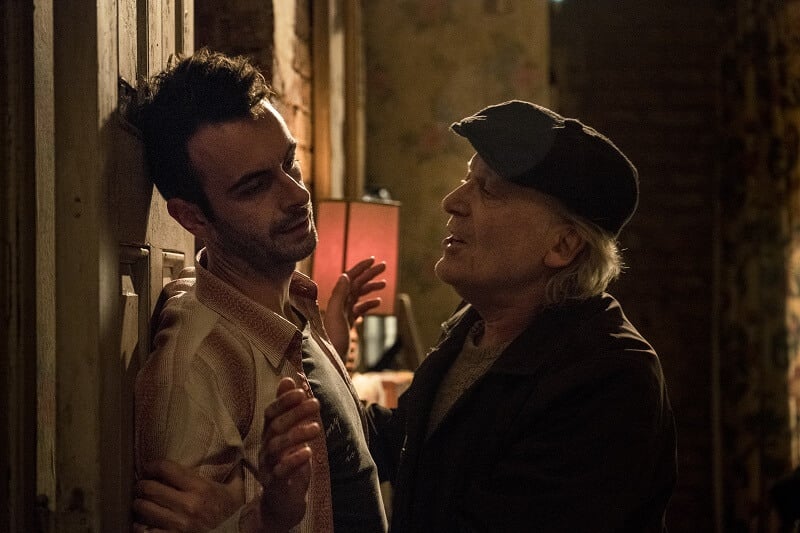 Joseph Gilgun as Cassidy, Ronald Guttman as Denis - Preacher _ Season 2, Episode 6 - Photo Credit: Michele K. Short/AMC/Sony Pictures Television