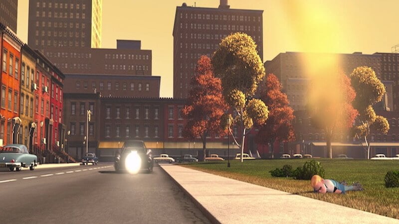 Incredibles opening sequence