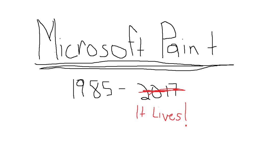 Microsoft Paint Given New Life Following an Outcry of Support
