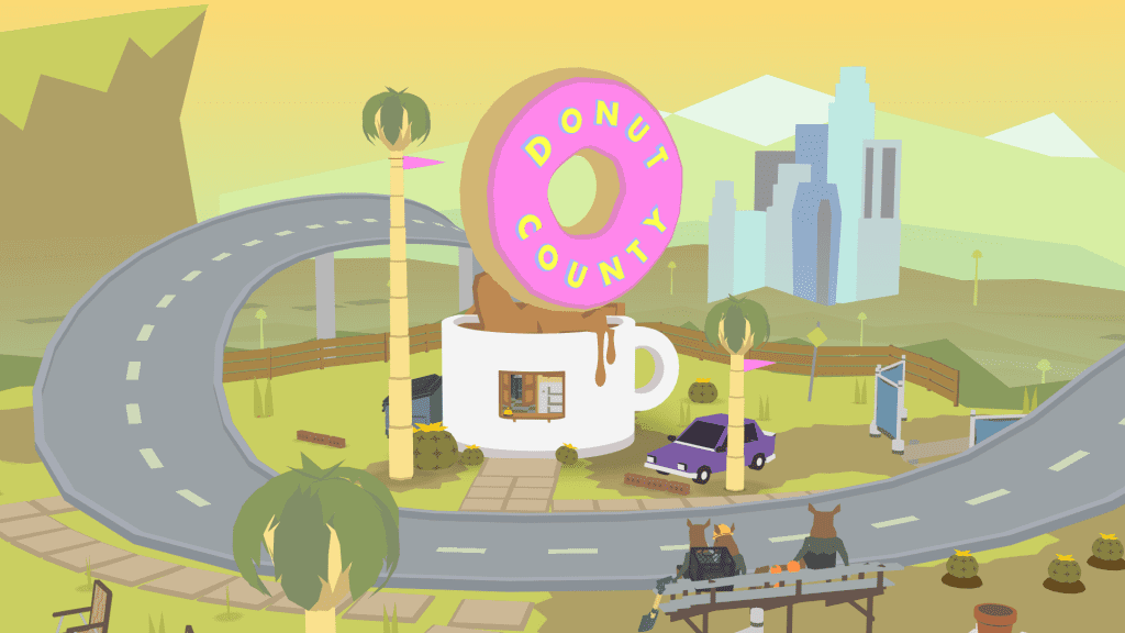 PSX 2017: Donut County – Updog Gameplay Donut County