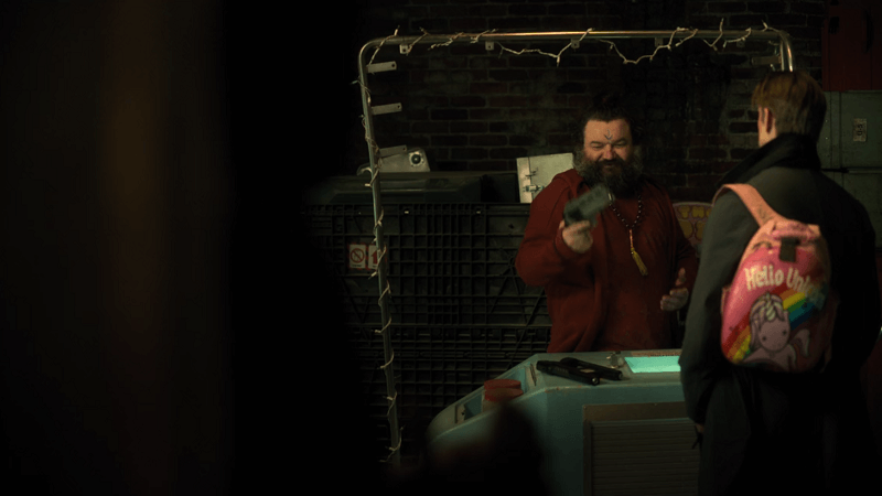 altered carbon-netflix-hello unicorn backpack