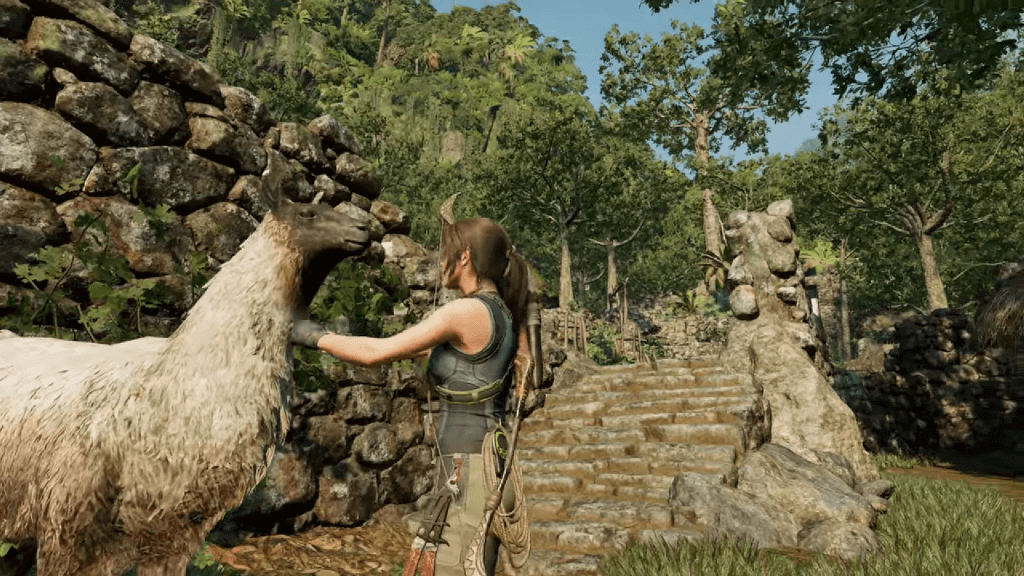 Shadow of the Tomb Raider New Gameplay Ft. Llamas tomb raider