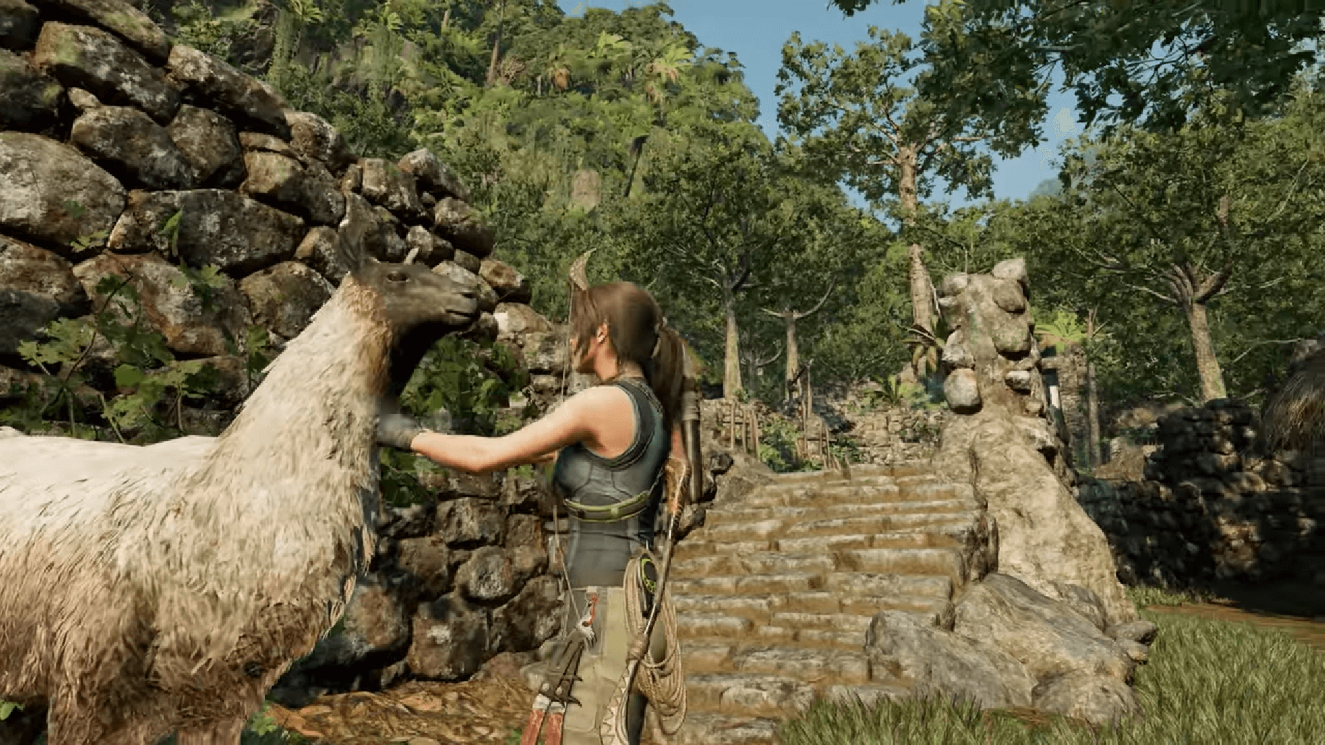 Shadow of the Tomb Raider New Gameplay Ft. Llamas tomb raider