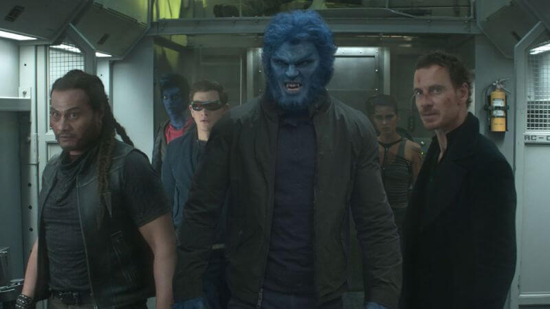 beast, magento, cyclops and other face off in Dark Phoenix