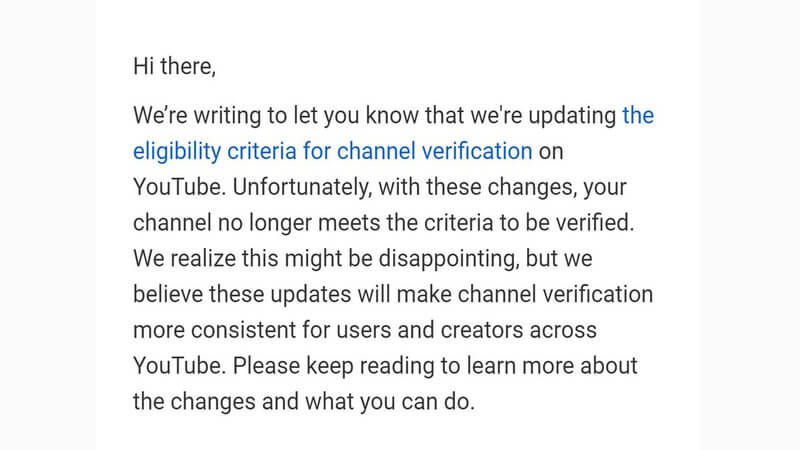 youtube, verification
