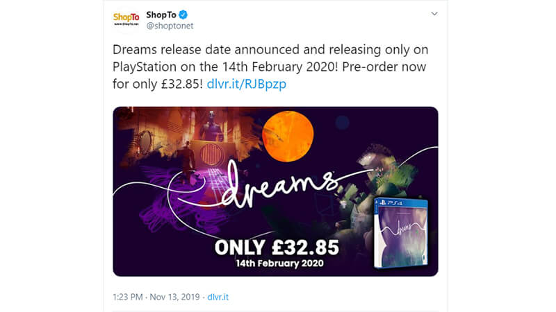 Dreams Release Date
