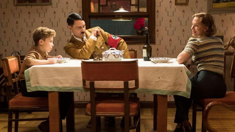 Rosie, Hitler and Jojo in Jojo Rabbit