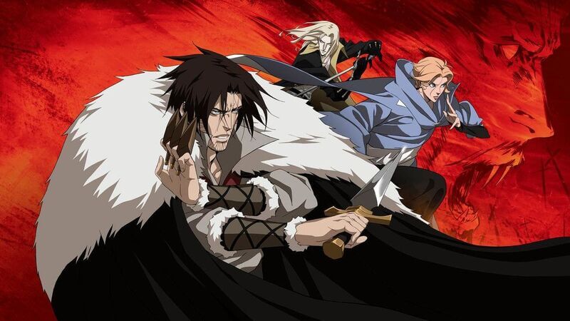 Trevor, Sypha, and Alucard from Castlevania
