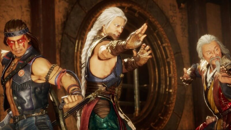 Mortal Kombat 11: Aftermath Fujin and company pose
