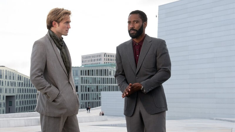 Robert Pattinson and John David Washington in Tenet