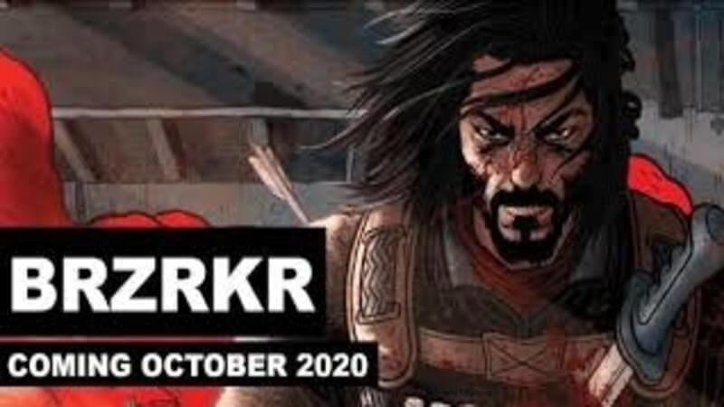 Keanu Reeves BRZRKR Comic Image