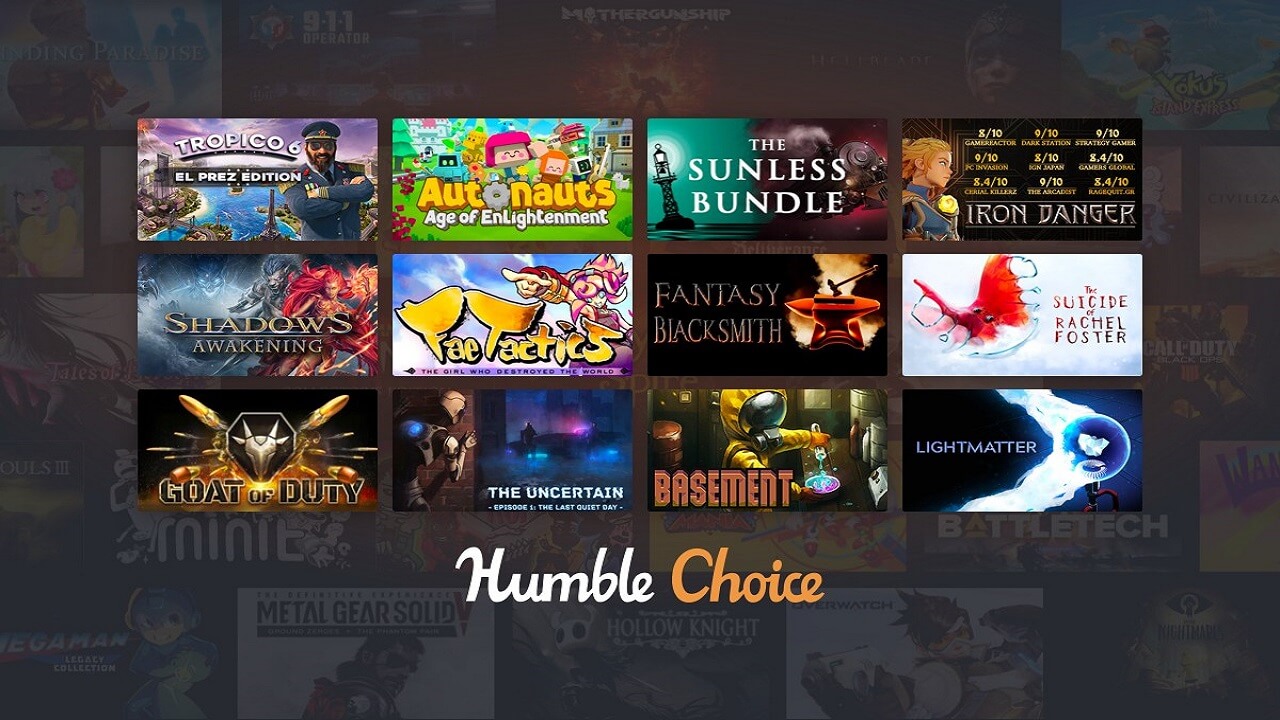 Humble Choice October 2020 Games Revealed Humble Choice