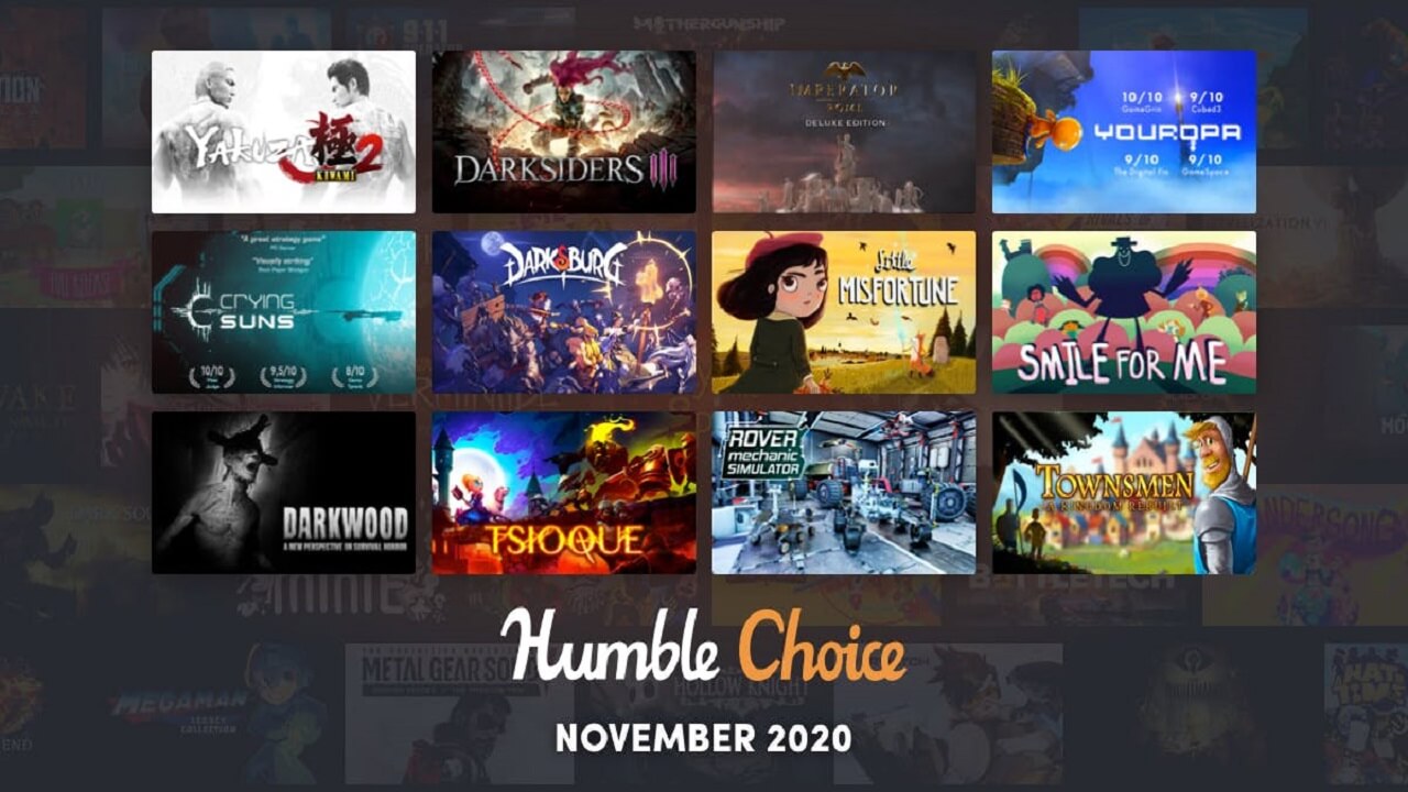 Humble Choice November 2020 Games Revealed Humble Choice November