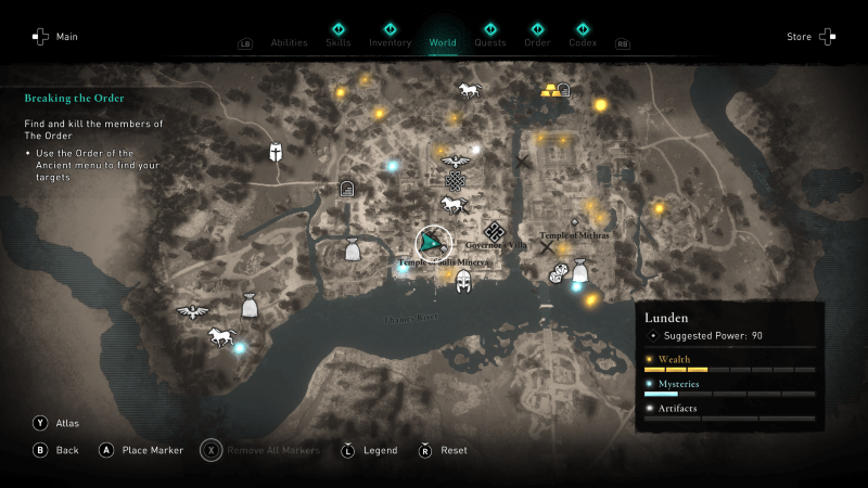 Assassin's Creed Valhalla Harry Potter map