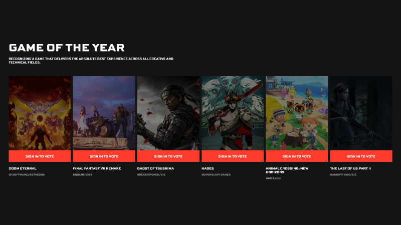 The Game Awards 2020