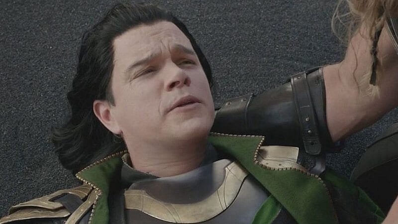 Matt Damon as Loki in Thor Ragnarok