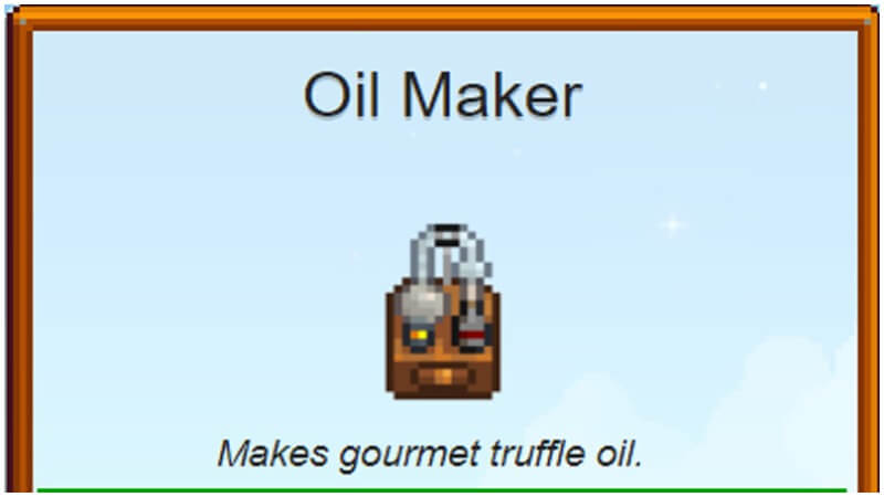 oil maker stardew valley