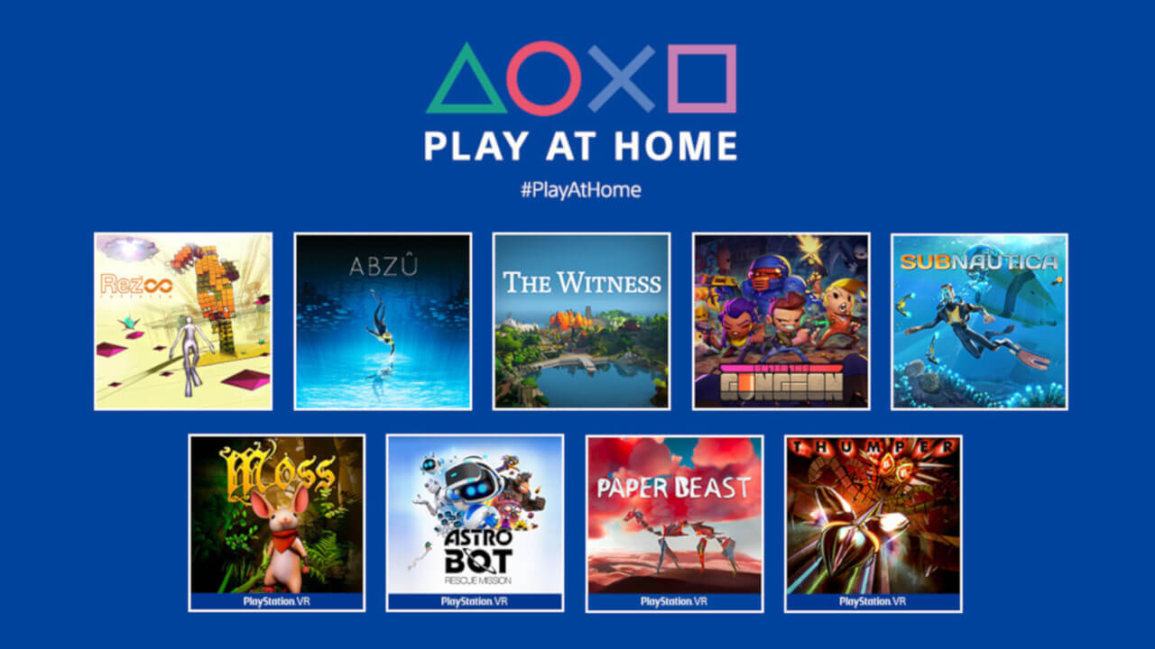 Sony Play At Home Returns With Free Titles For 4 Months Sony Play At Home