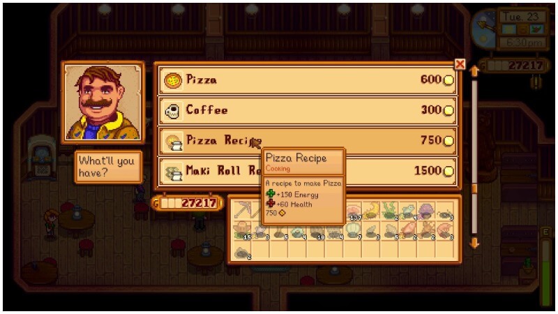stardew valley pizza