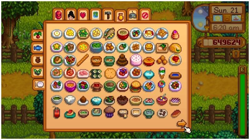 Stardew Valley Recipes