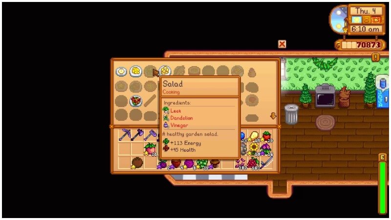stardew valley salad recipe