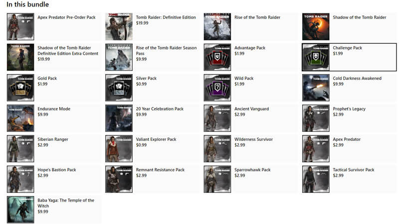 Tomb Raider: Definitive Survivor Trilogy