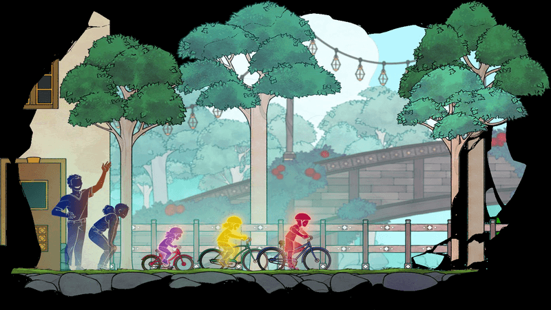 spiritfarer stella riding_bike_childhood