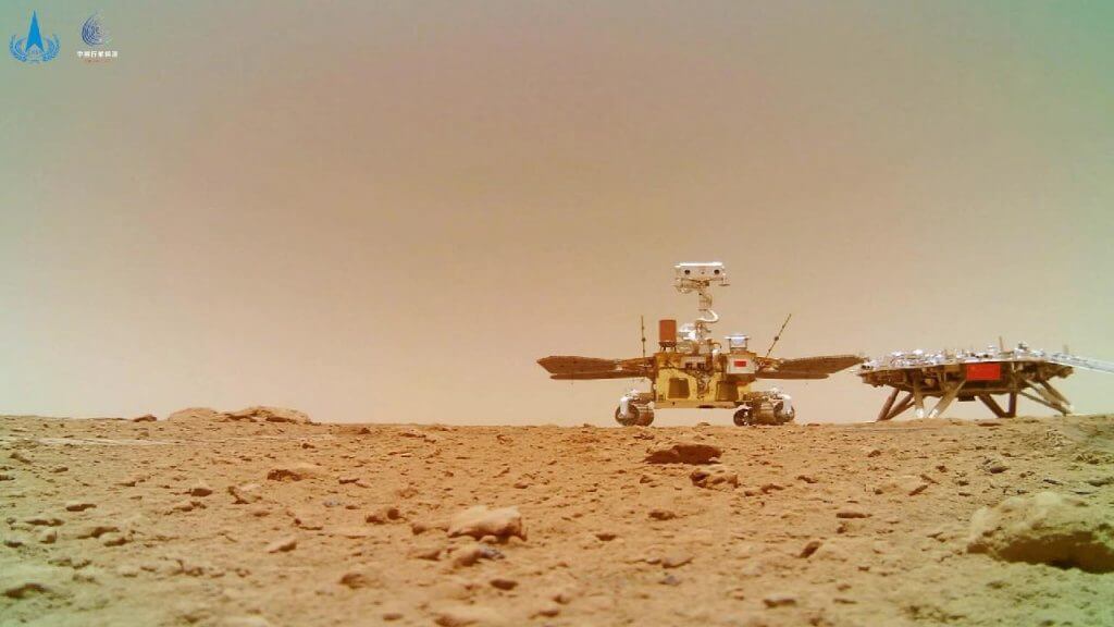 China’s Rover Takes New Images of Mars China Mars Rover