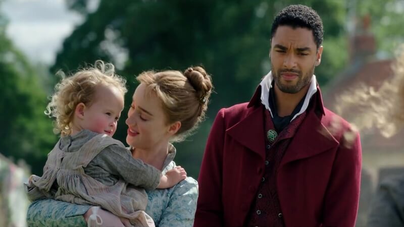 Brigerton Season 2 bridgerton period drama main characters walking
