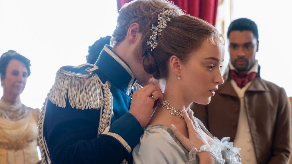 Bridgerton Season 2 Production Has Halted Bridgerton Season 2 bridgerton period drama necklace gift
