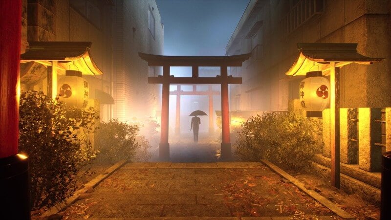 Ghostwire: Tokyo Screenshot of Buddhist Shrine