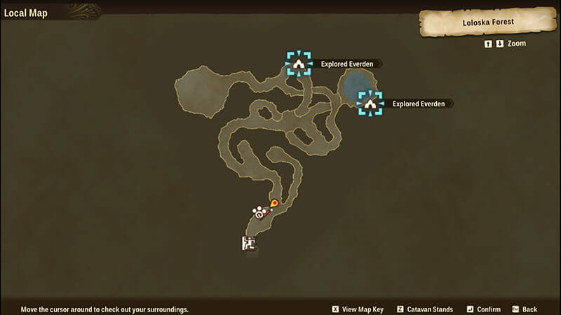 Monster Hunter Stories 2 Loloska Forest Everden