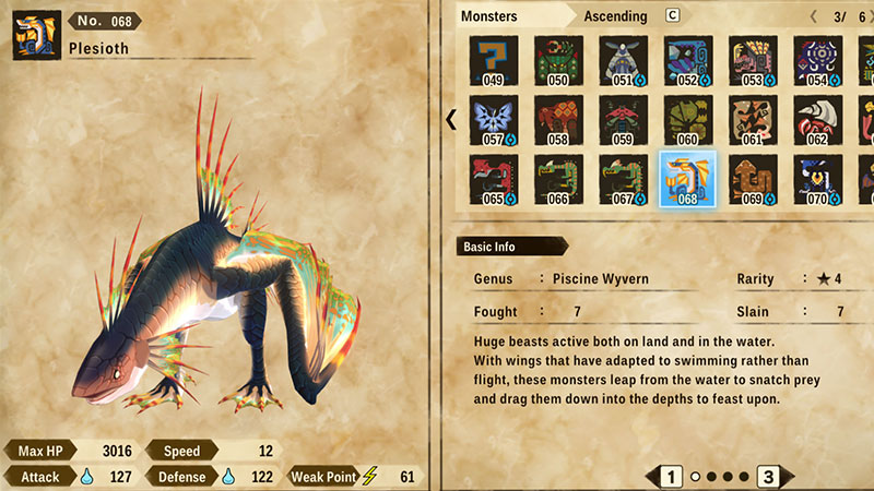 Monster Hunter Stories 2 Piscine Wyvern weakness