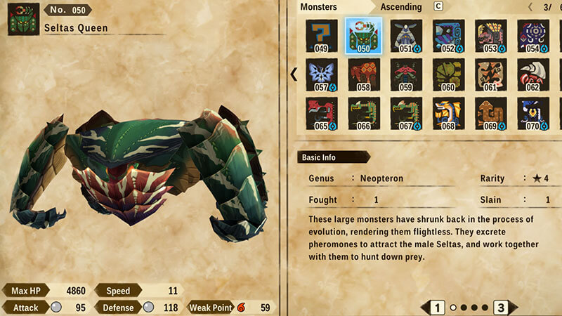 Monster Hunter Stories 2 neopteron weakness