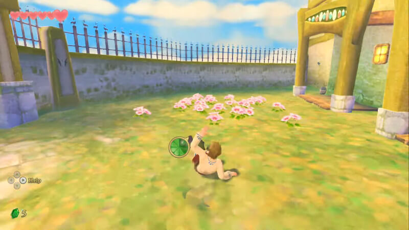 the legend of zelda skyward sword hd how to roll rolling