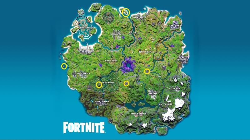 Fortnite All Alien Artifact Locations for Week 9