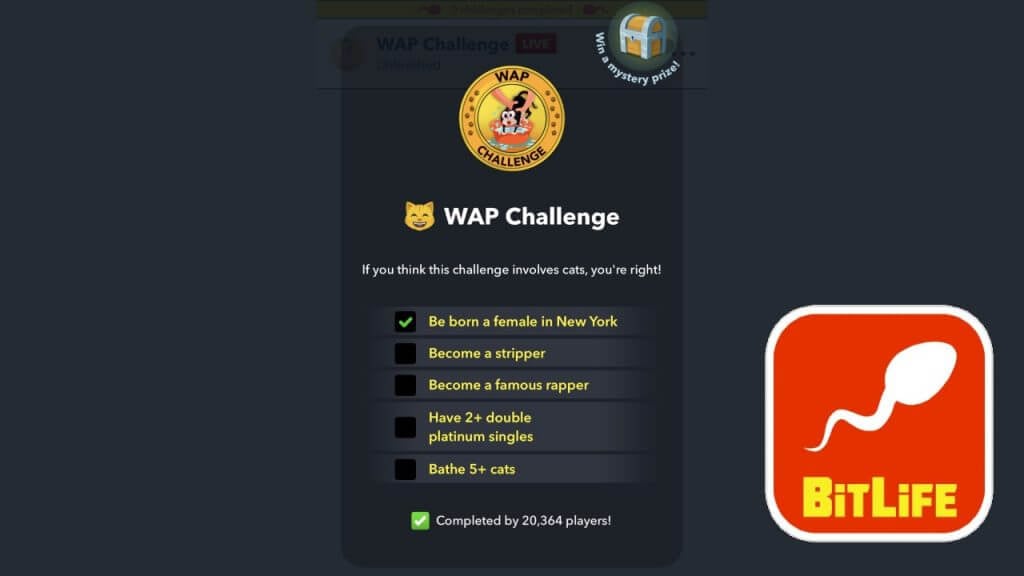 BitLife: How to Complete the WAP Challenge bitlife how to complete the wap challenge main