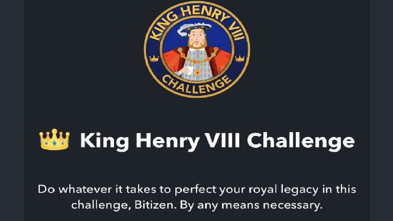 King Henry VIII Challenge
