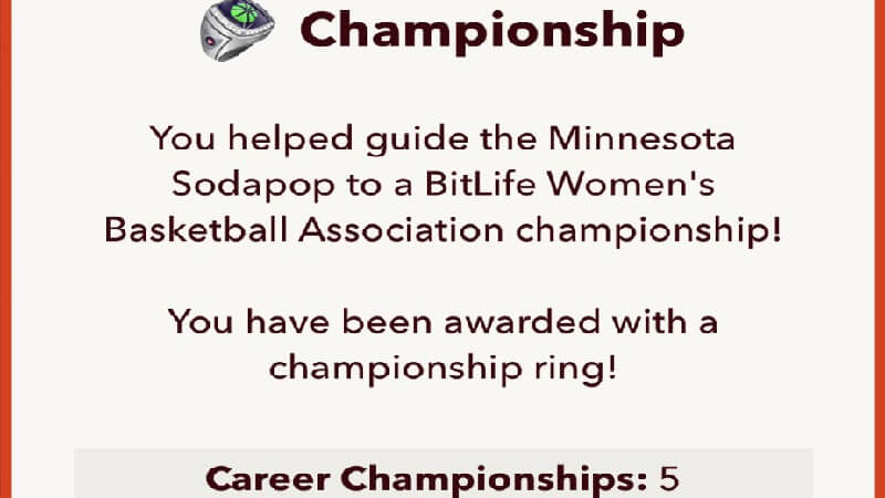 bitlife mamba challenge popup