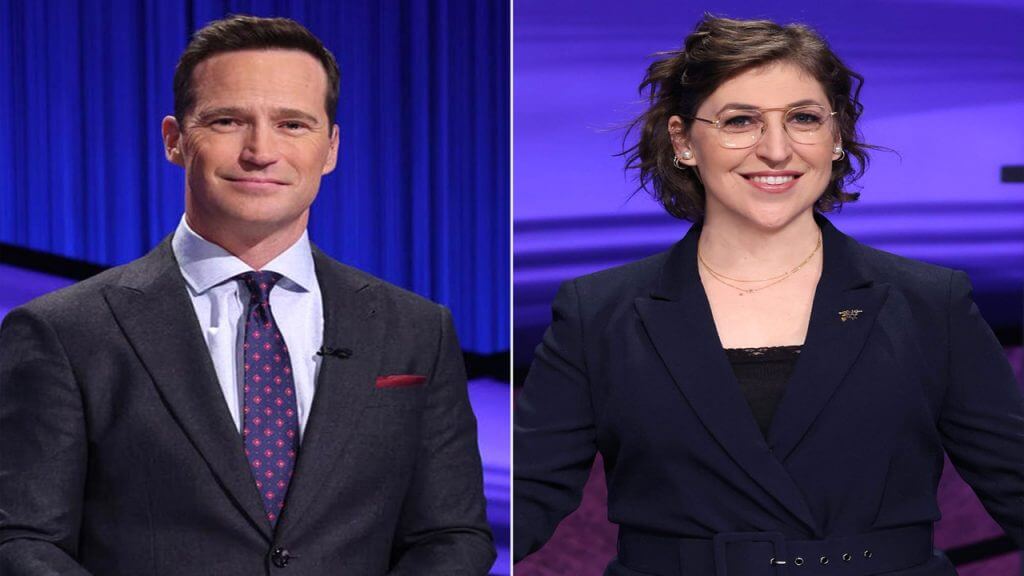 Mayim Bialik and Mike Richards Will Be New Hosts of Jeopardy! new-jeopardy-hosts-mayim-bialik-mike-richards