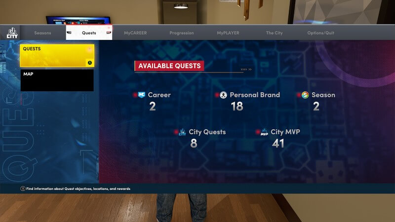NBA 2K22 MyCareer Quests