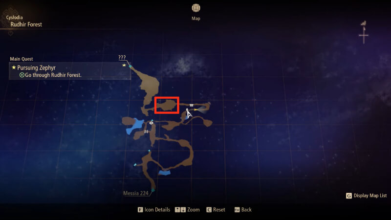 Tales of Arise How to Get Beast Mane Rudhir Forest Map