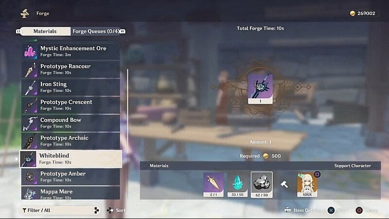 Genshin Impact Forge Whiteblind