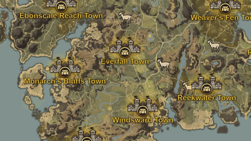 New World Goat Spawn Locations