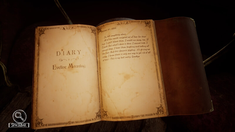 Silver Chains game Silver Chains horror reading old journal