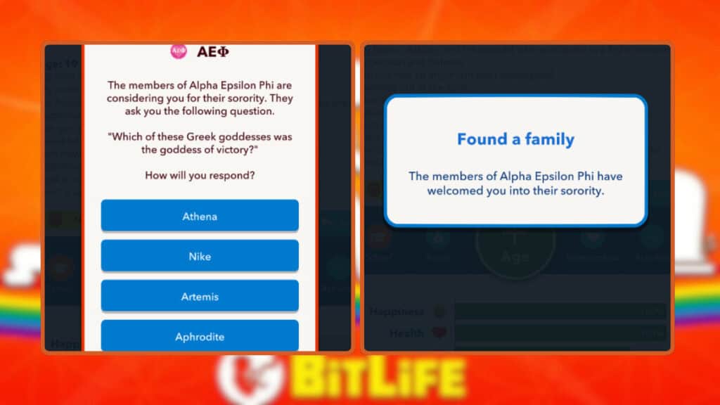 how to join sorority bitlife