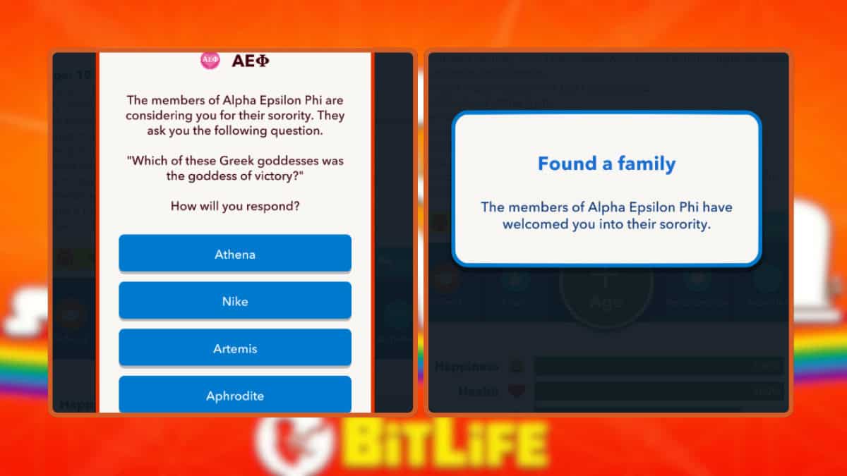 how to join sorority bitlife